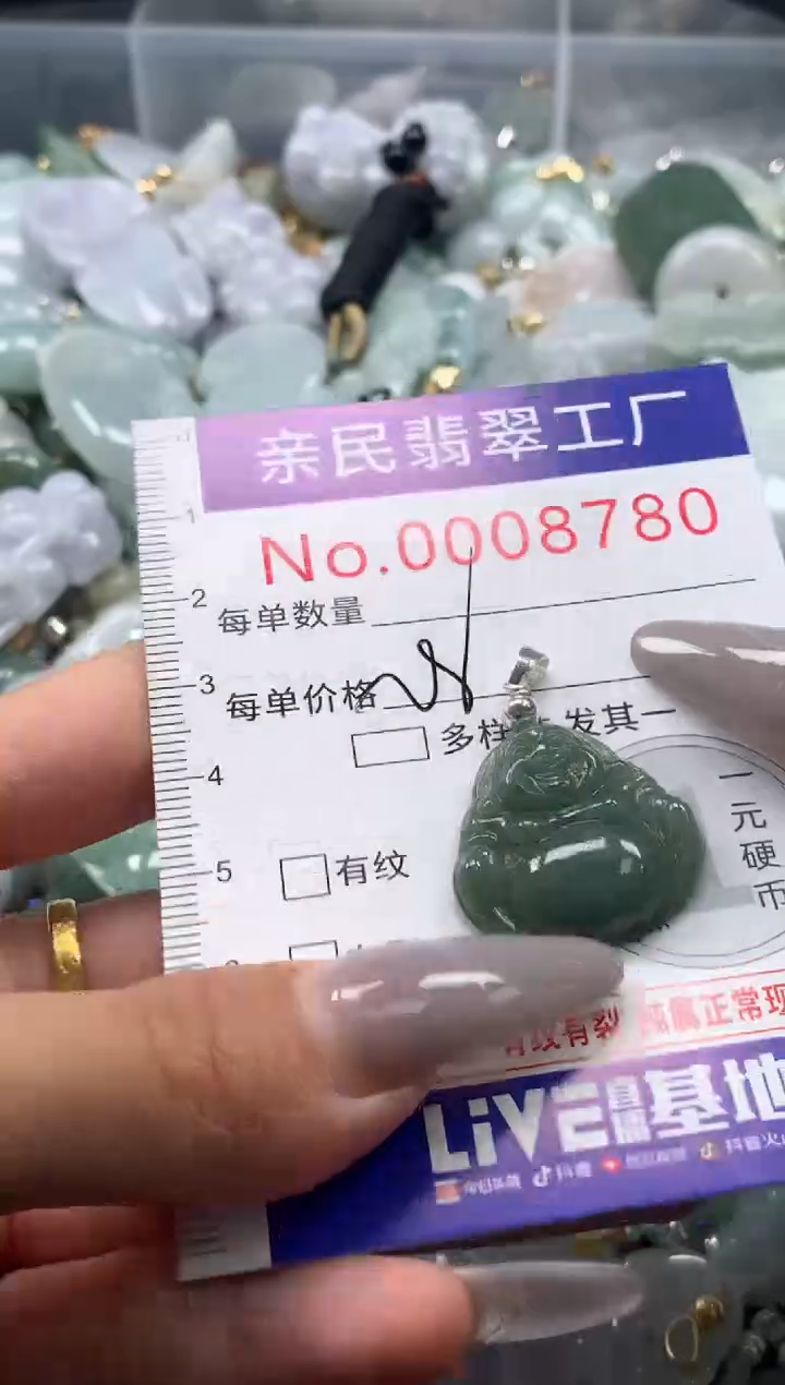颈饰未镶嵌翡翠8780