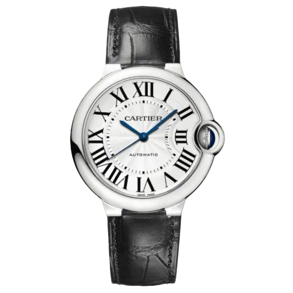 99新 Cartier/卡地亚 蓝气球36mm/W69017Z4/WSBB0028机械中性腕表