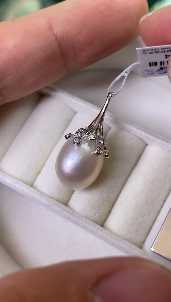 【闪购商品】海水珍珠颈饰银S925镶嵌1