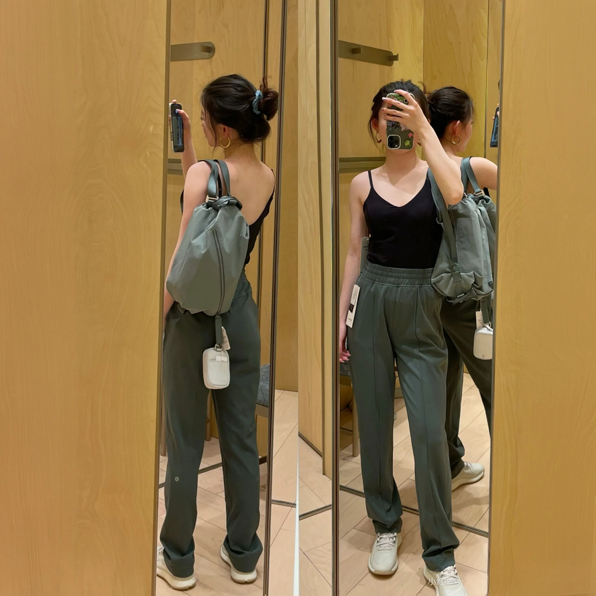 Ali*n Cropped NlLlT毅力带胸垫长款吊带裸感速干健身瑜伽服