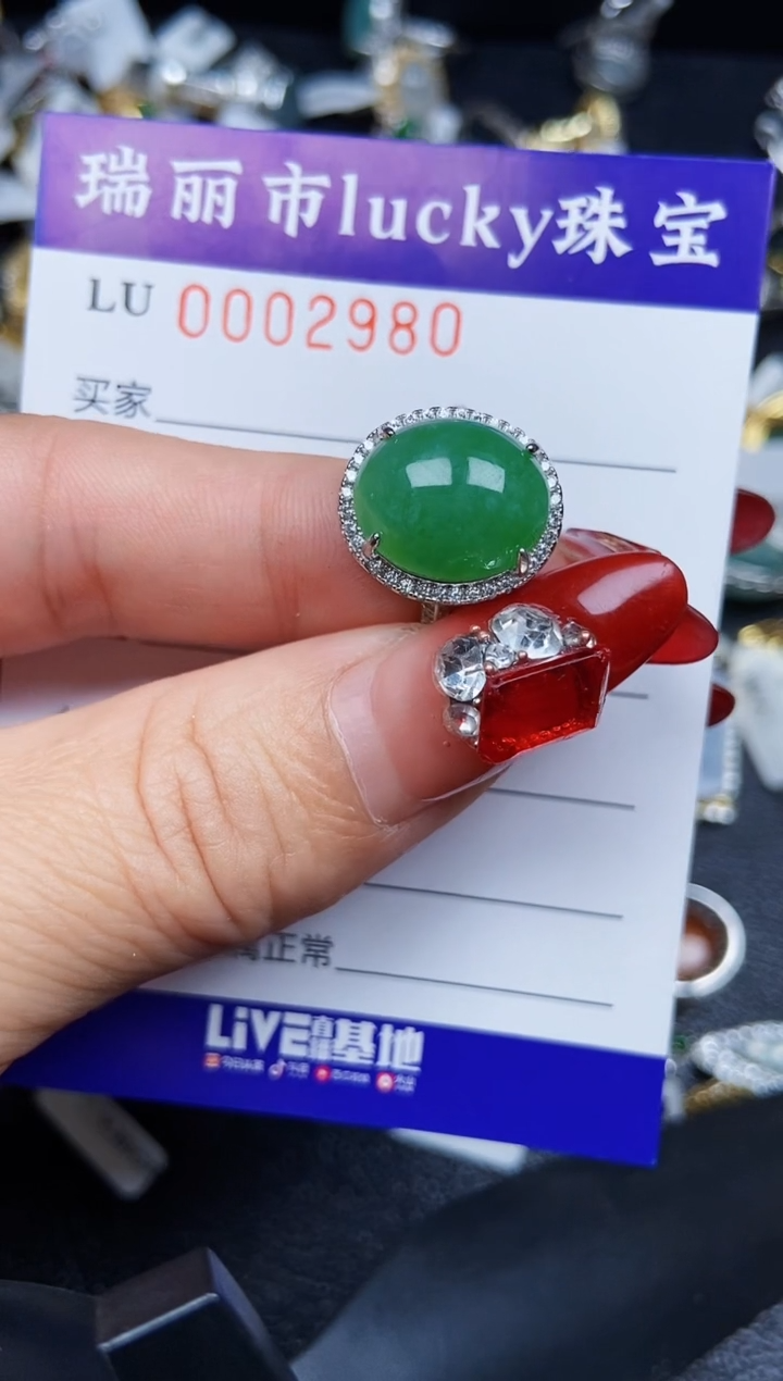 【闪购商品】翡翠颈饰银S925镶嵌2980