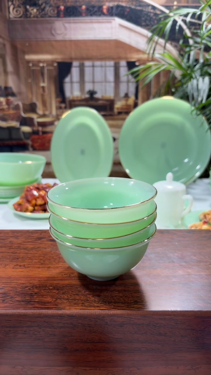 【闪购商品】...4.5英寸玉瓷碗4个口径11.5厘米