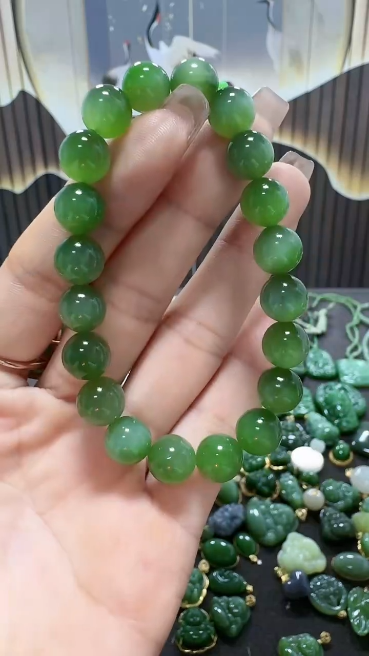 和田玉未镶嵌挂件10