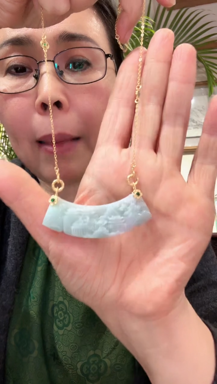 【闪购商品】翡翠颈饰未镶嵌国风