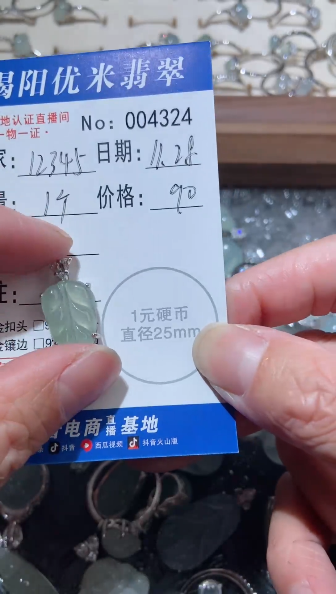 颈饰银S925镶嵌翡翠1***5银S925镶嵌