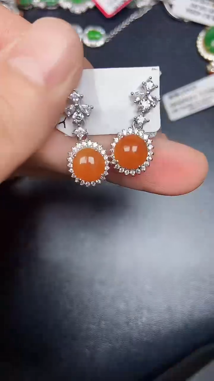 银S925镶嵌戒指翡翠2800