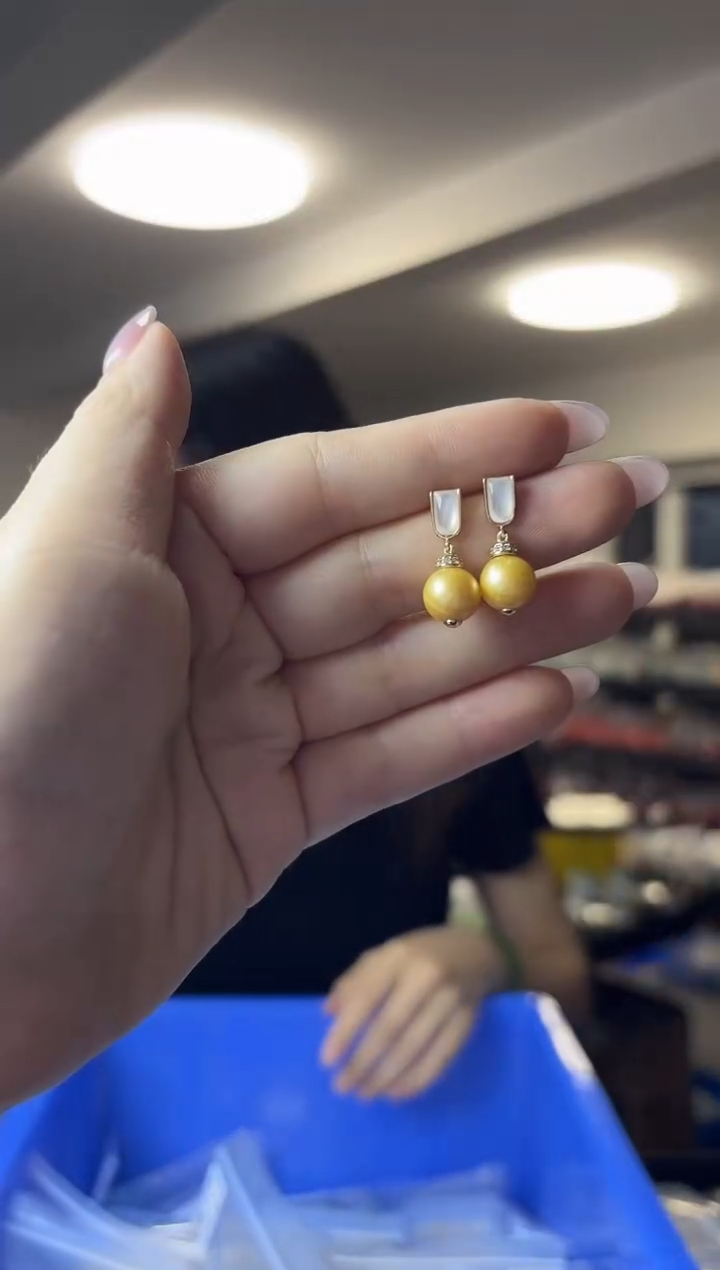 未镶嵌·海水珍珠（多样性发一对）