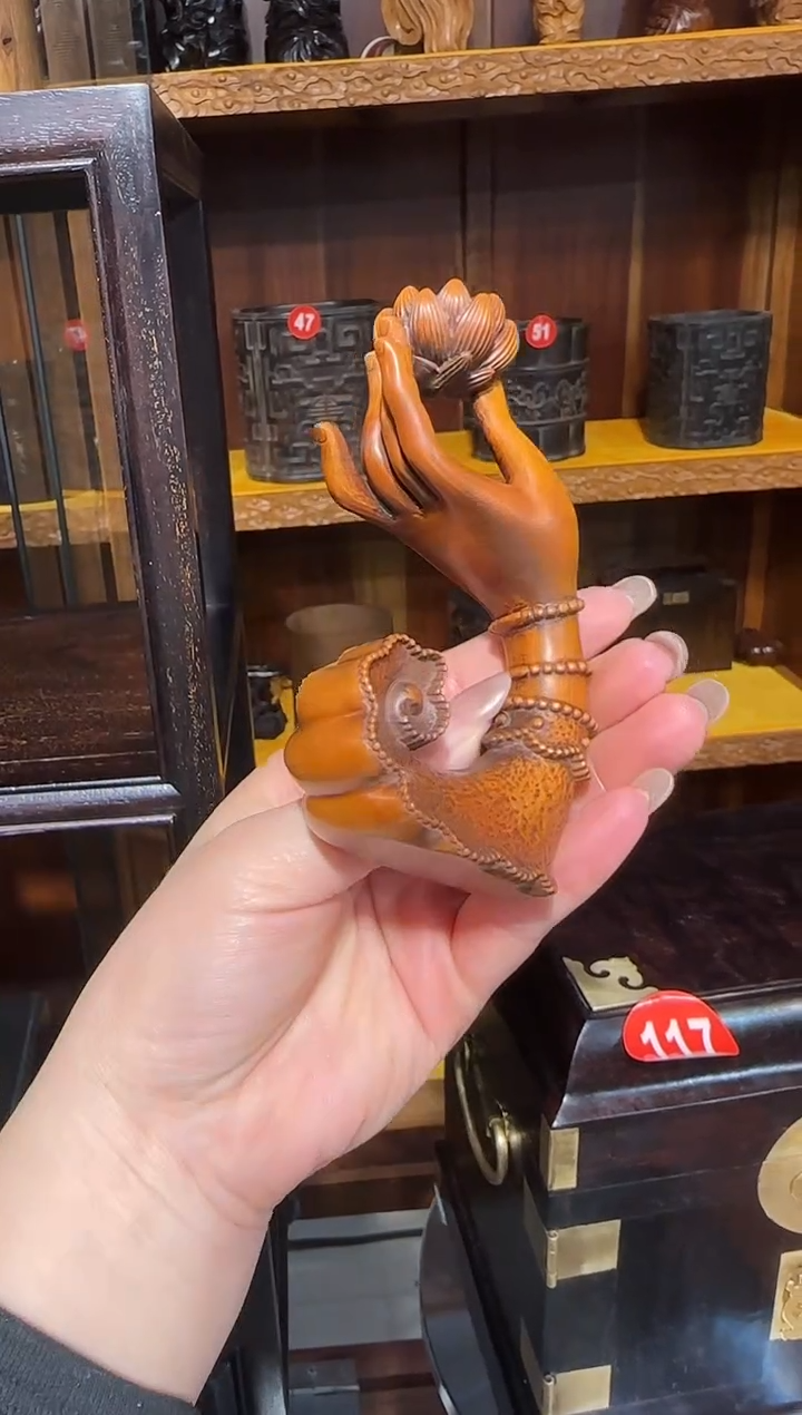 【闪购商品】木木艺黄杨木佛手摆件208.8888