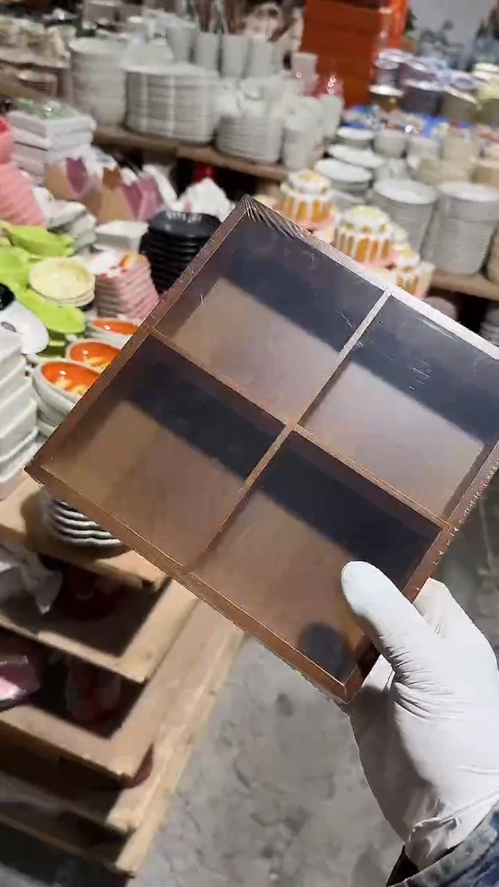 陶瓷四宫格微瑕 凑满20元包邮