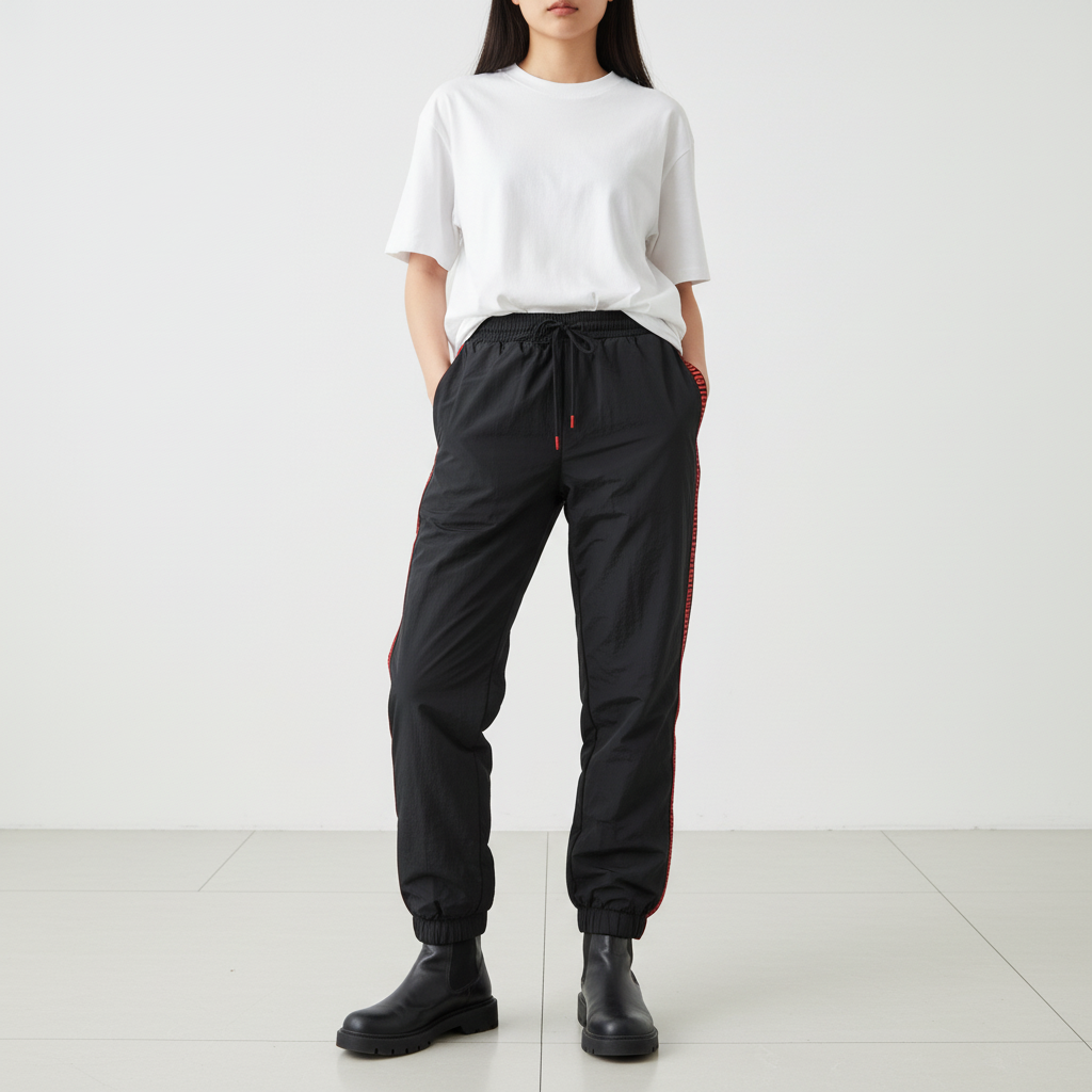 074【老郑】90绒羽绒裤男女通款束脚防水防刮修身显瘦防寒加厚