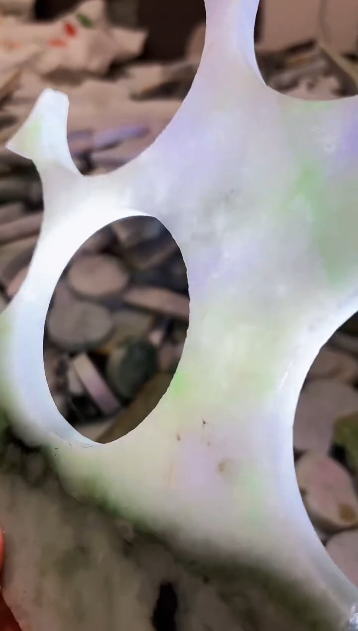 【闪购商品】翡翠颈饰未镶嵌A货白文1922