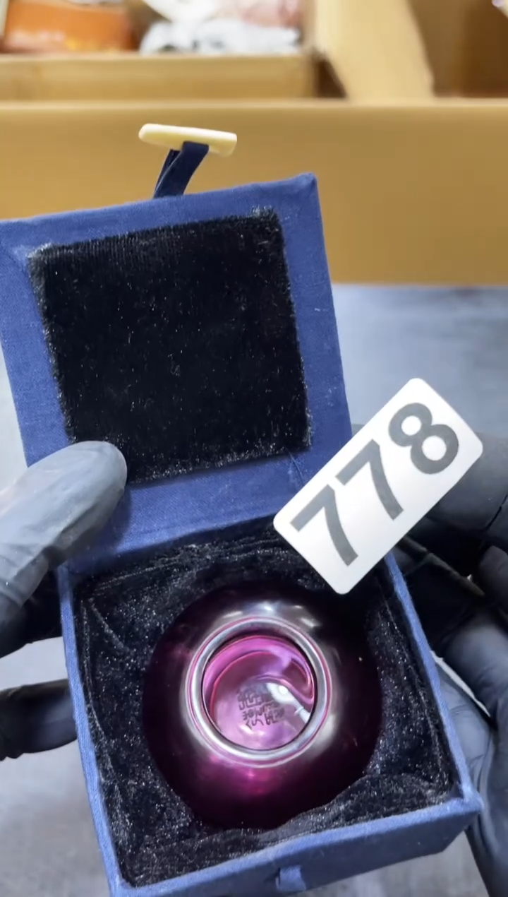 手工艺品琉璃九****酒如图所示 鑫渡集古美术