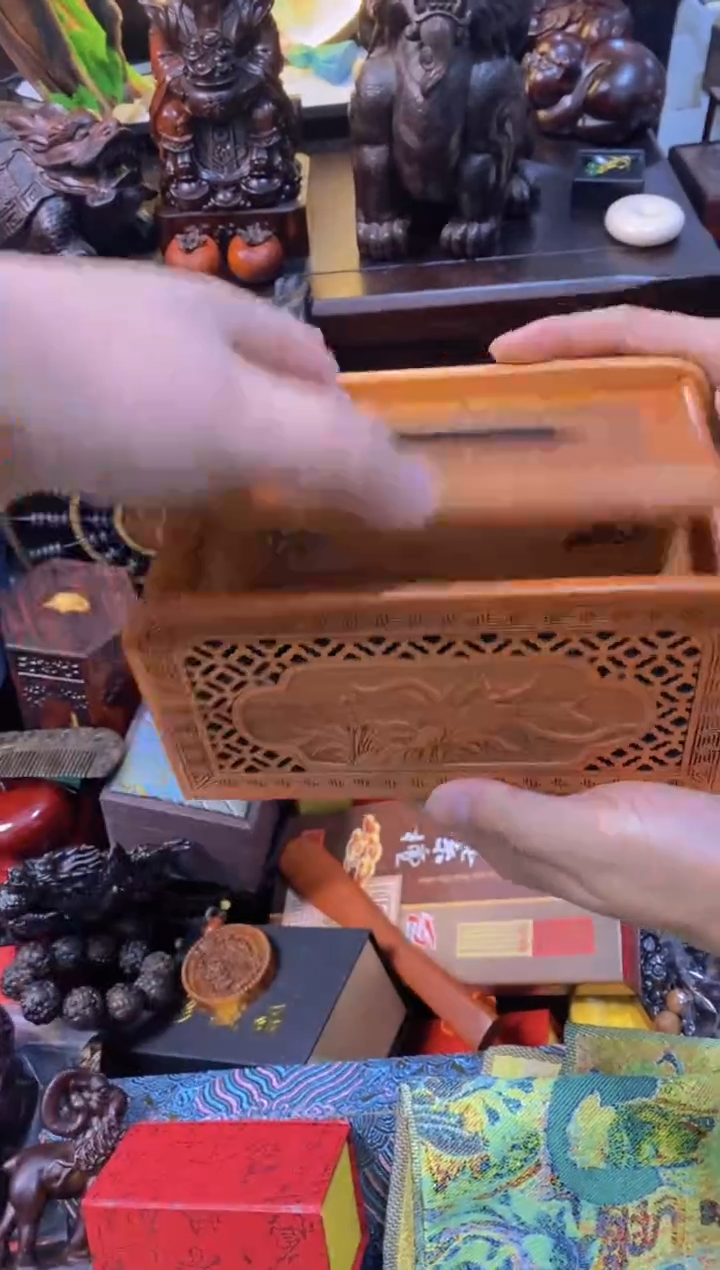 【闪购商品】木花梨纸巾盒直播推荐直播推荐