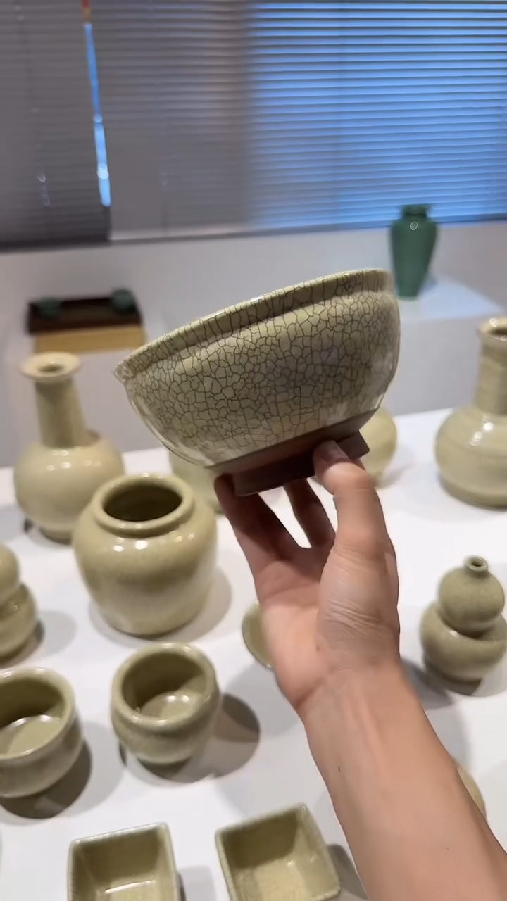 青瓷手工茶器包邮