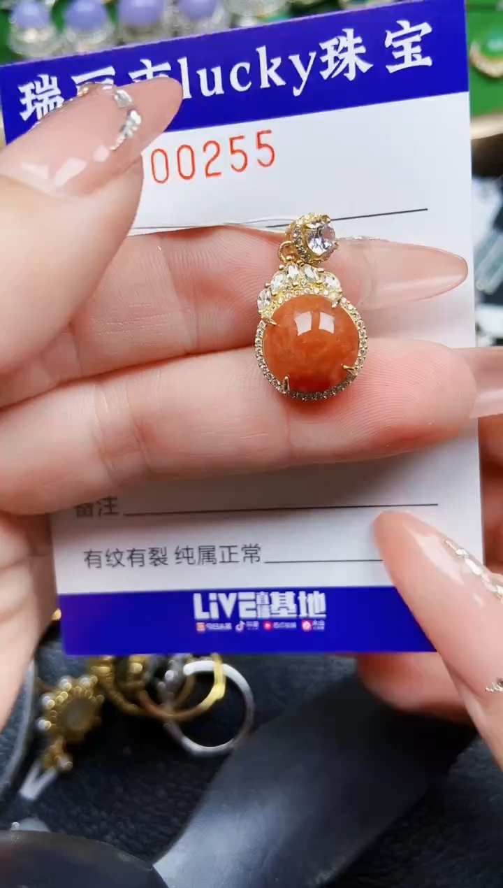 【闪购商品】翡翠颈饰银S925镶嵌0255