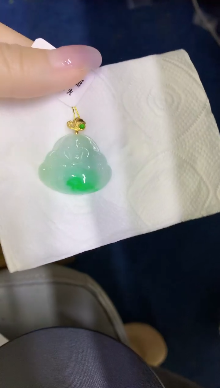 颈饰未镶嵌翡翠缅甸天然翡翠A货