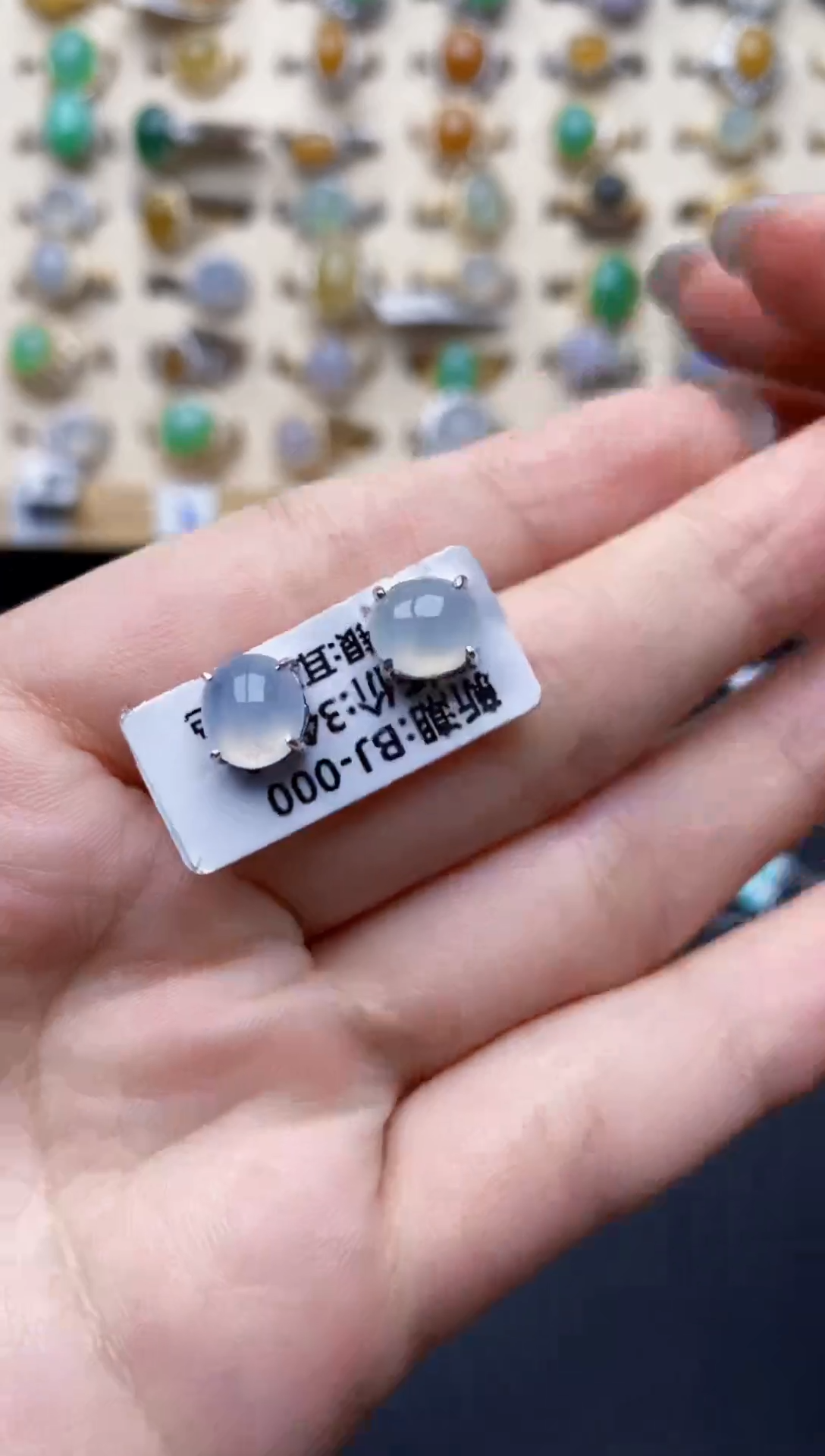 银S925镶嵌戒指翡翠0012