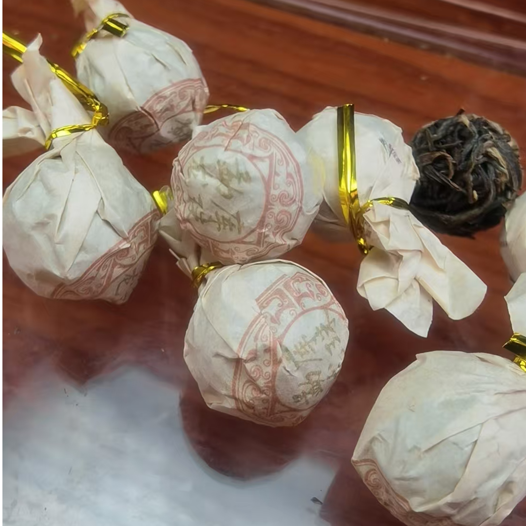 云深问客25春豆腐寨古树龙珠6克普洱茶生茶清香型龙珠