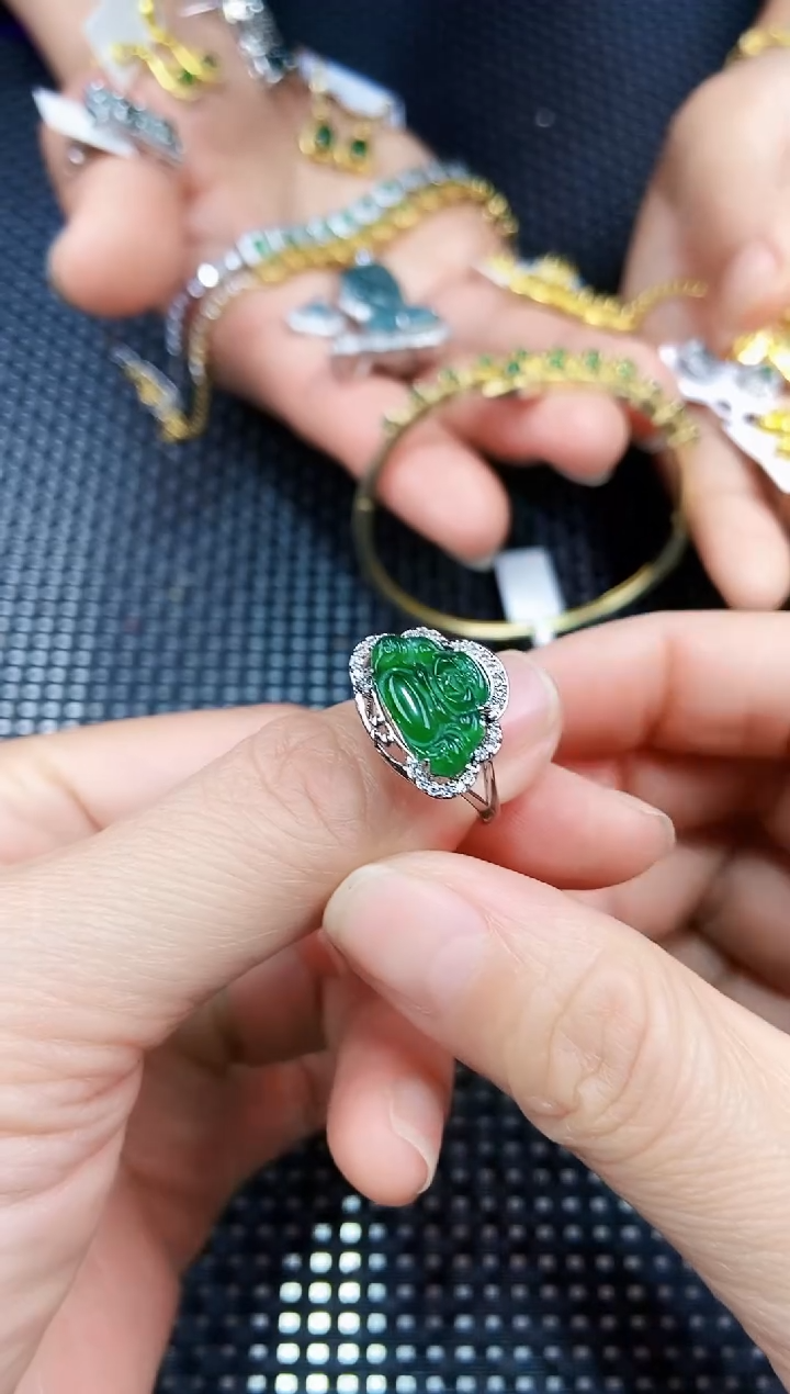 【闪购商品】翡翠戒指未镶嵌1111111111