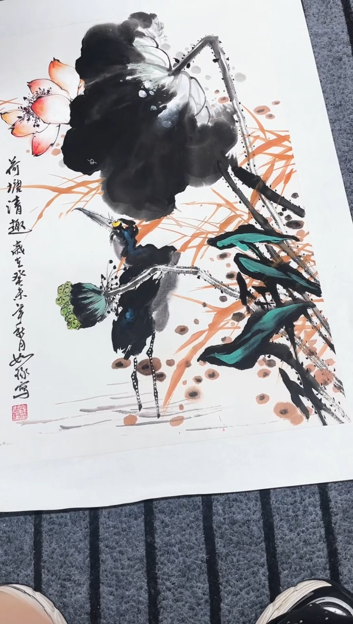 精品国画花鸟作品