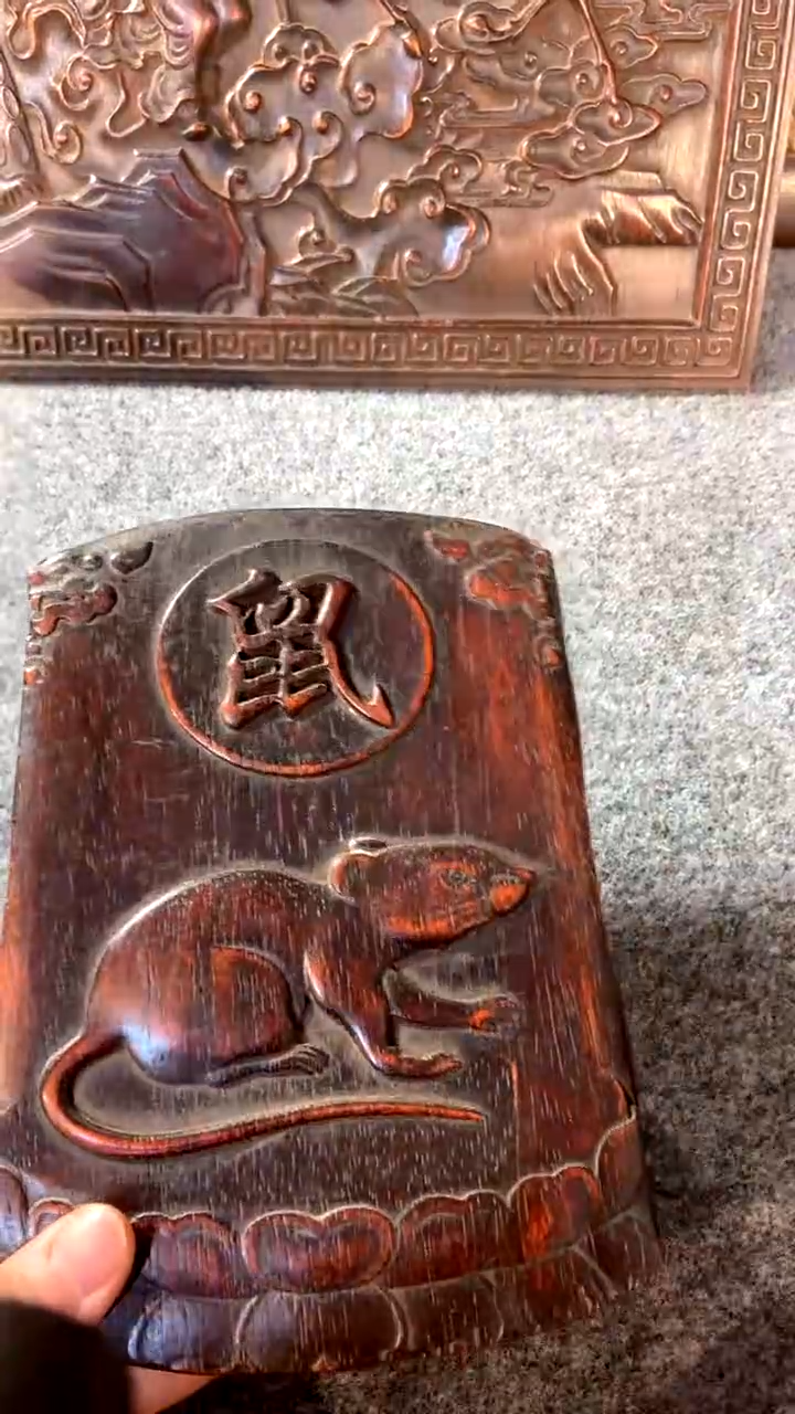 【闪购商品】木A643紫檀雕刻一直播间为准