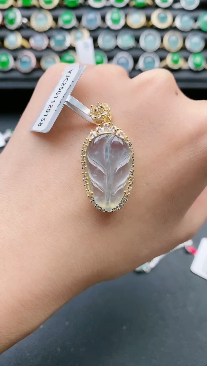 【闪购商品】翡翠戒指银S925镶嵌1111