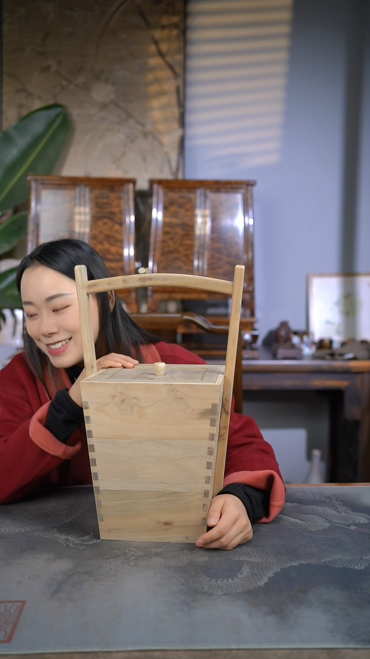 【闪购商品】金丝楠木艺原木精工提梁碳斗