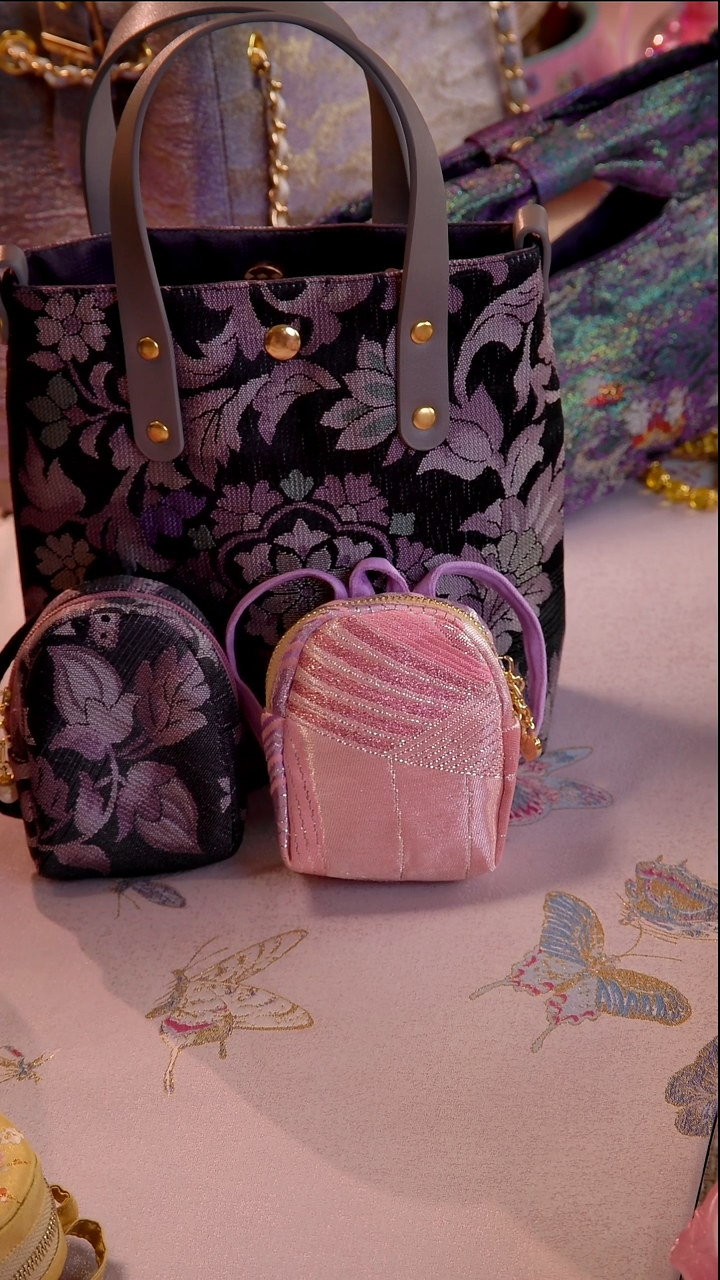 小*非遗西阵织 如图所示 两个包 