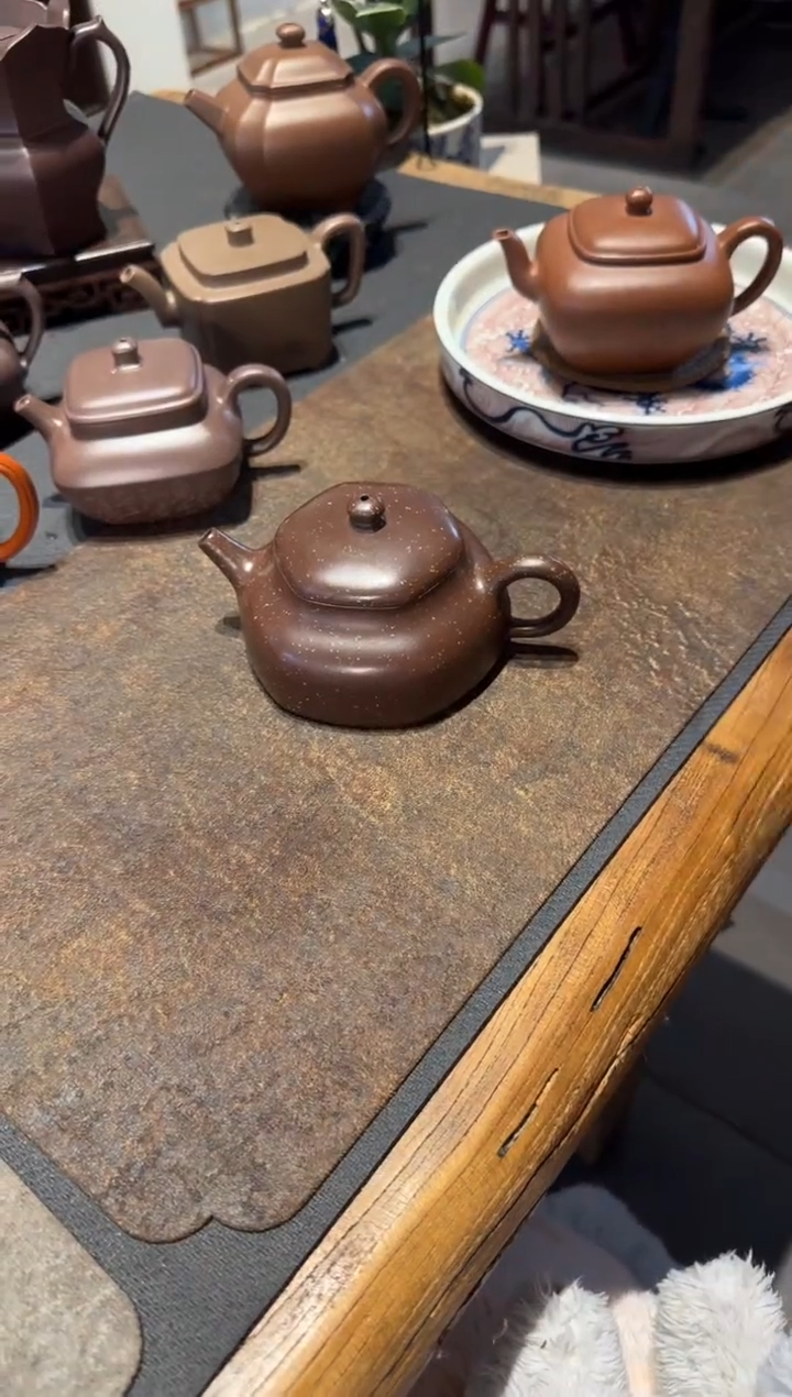 【闪购商品】紫砂茶壶六方静乐 铺砂