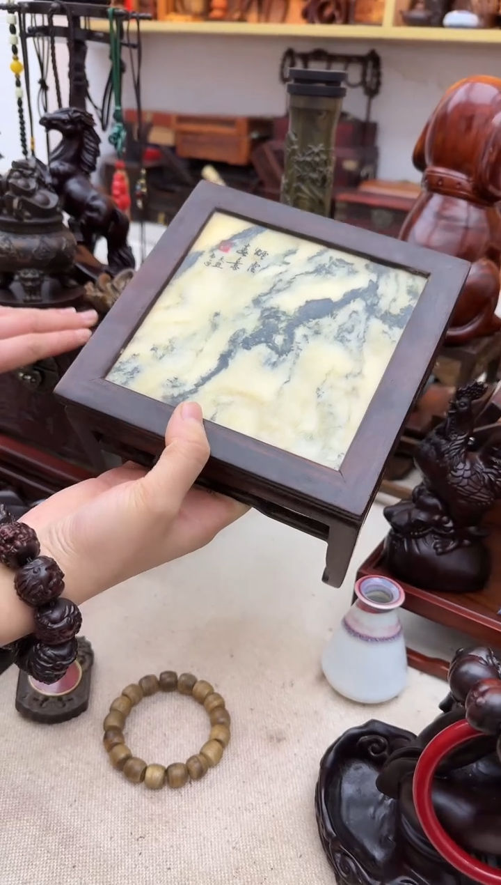 【闪购商品】红酸枝云石正方淘多奇好物