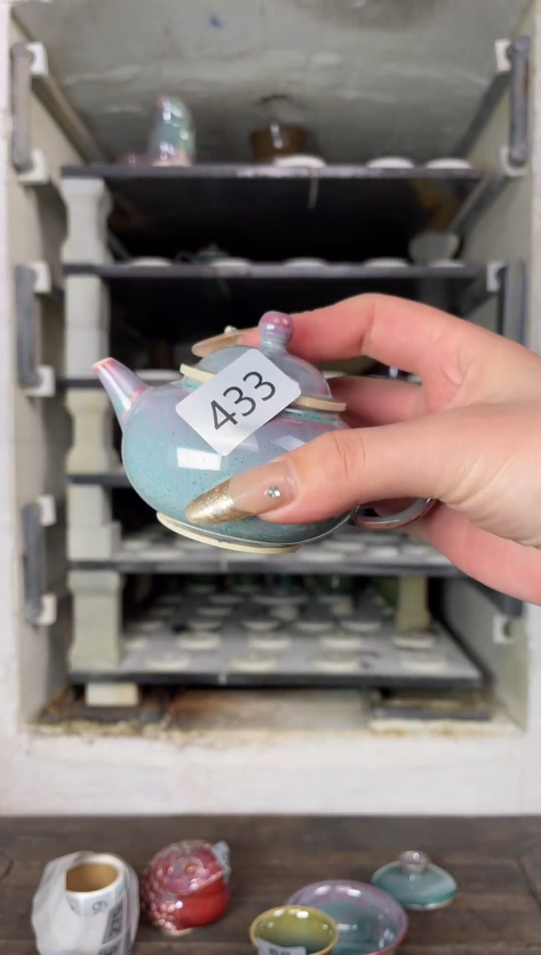 【闪购商品】摆件钧瓷手工茶器窑变