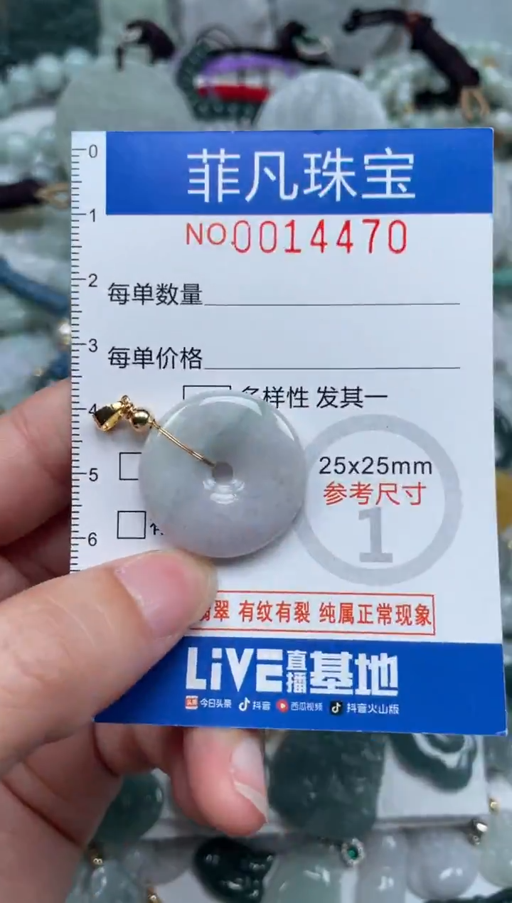 颈饰未镶嵌翡翠14470