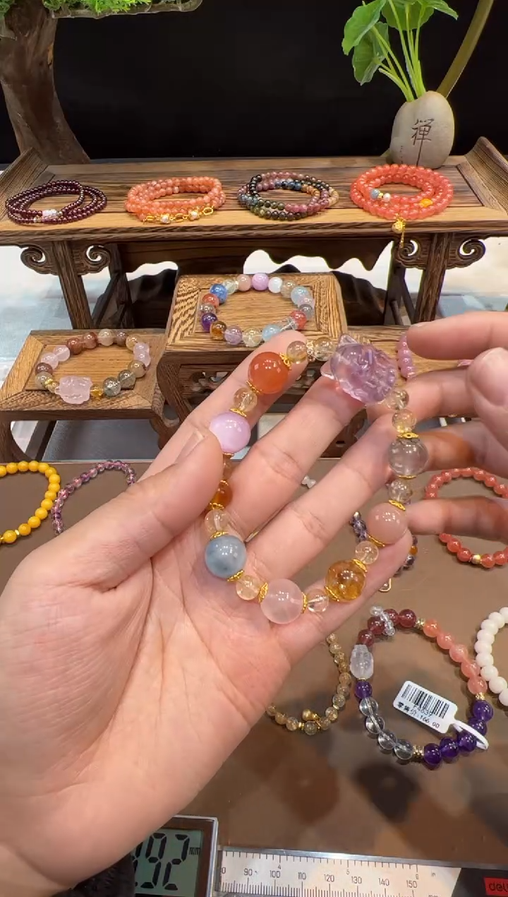 【闪购商品】水晶手绳未镶嵌@@手饰