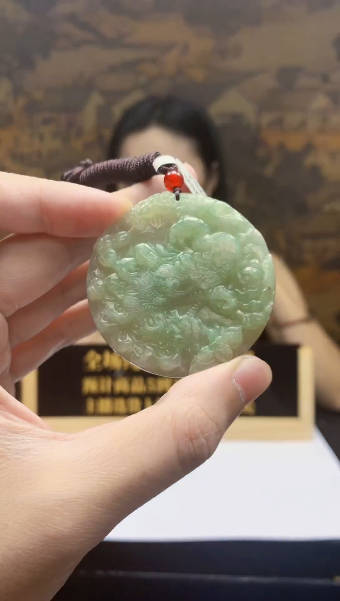 颈饰未镶嵌翡翠天然A货翡翠0904009