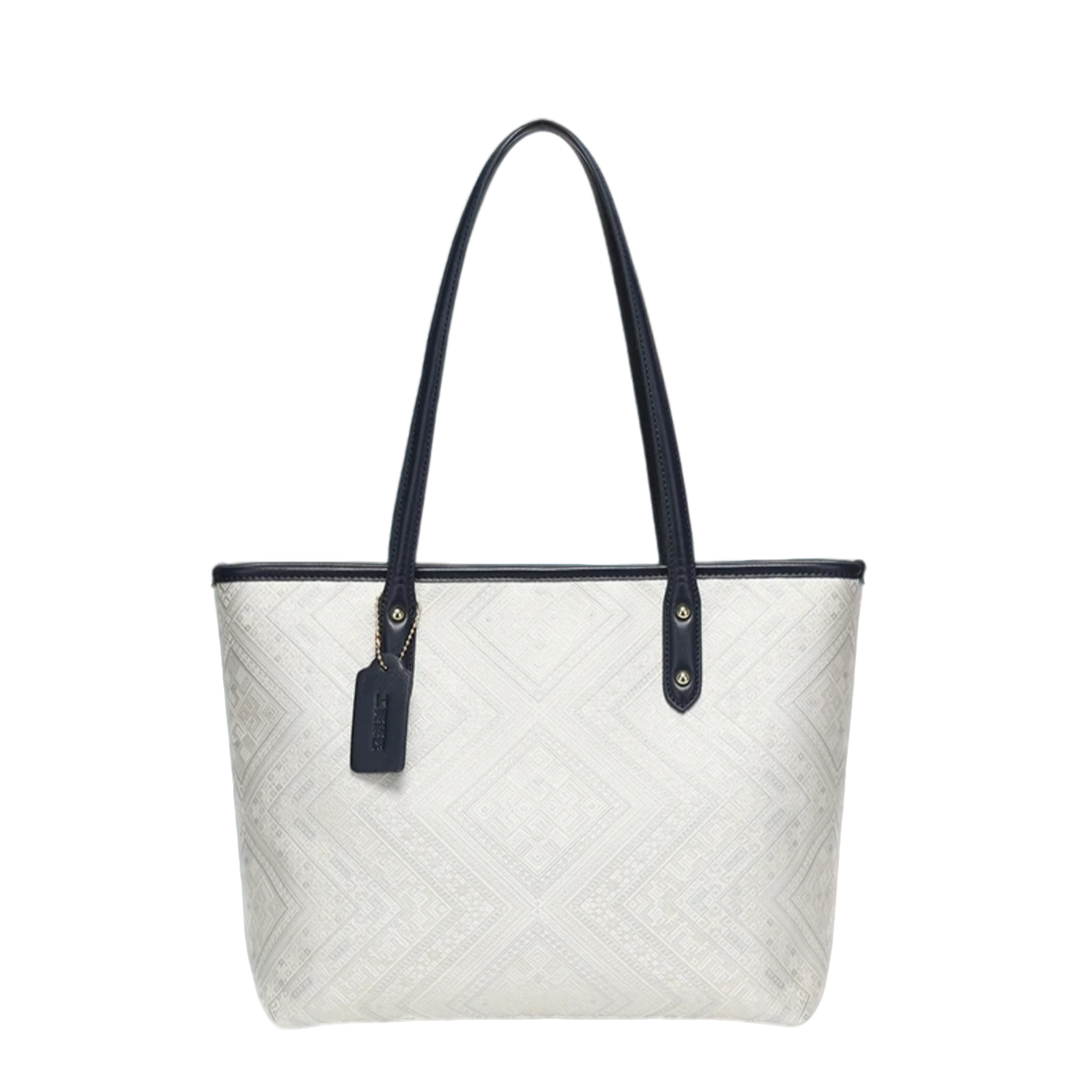 【08素白几何蓝边小托特包】广西非遗好物手工壮锦包包休闲