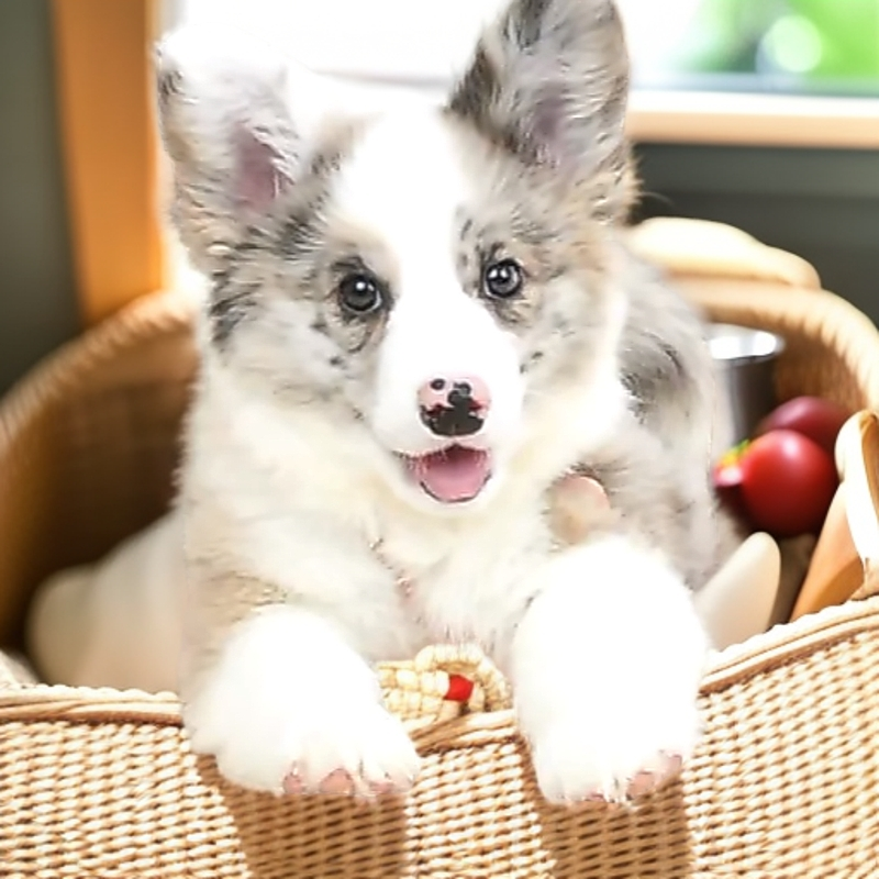 瓢总宠物小鱼瓢总柯基大队陨石色卡迪根柯基宠物活体狗狗