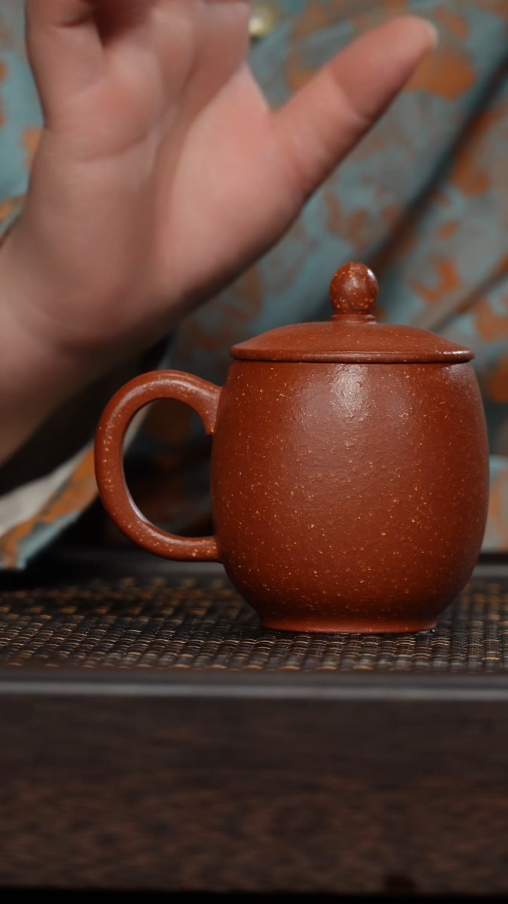 【闪购商品】紫砂茶杯非遗茶器-小龙蛋盖杯