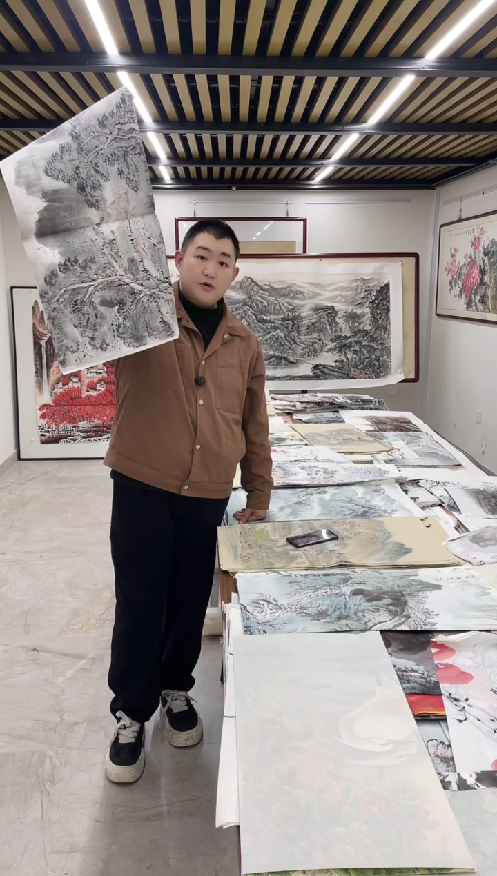 国画融易专属链接-水墨条幅