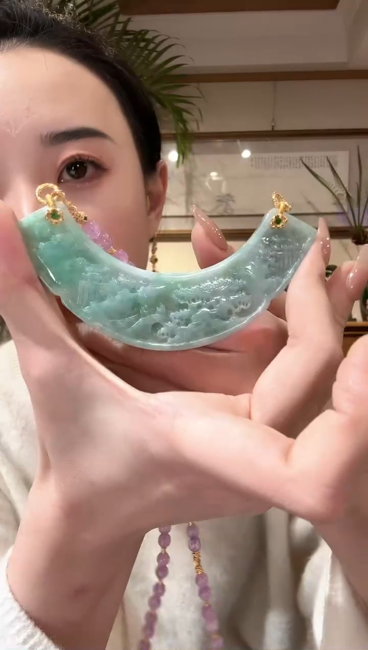 【闪购商品】翡翠颈饰未镶嵌国风