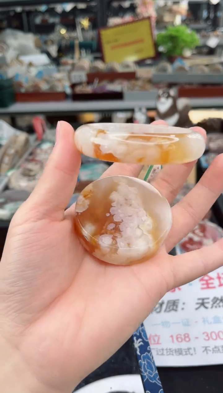 【闪购商品】石英质玉手镯未镶嵌58圈口（赠品镯心）3572367