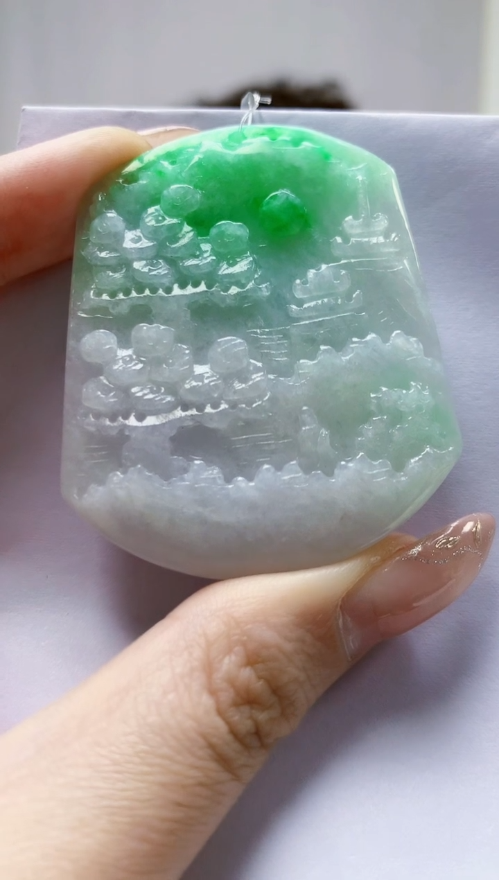 未镶嵌定制翡翠4688jw-毛货挂件62