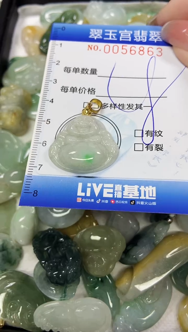 【闪购商品】翡翠颈饰未镶嵌闪购商品0056863