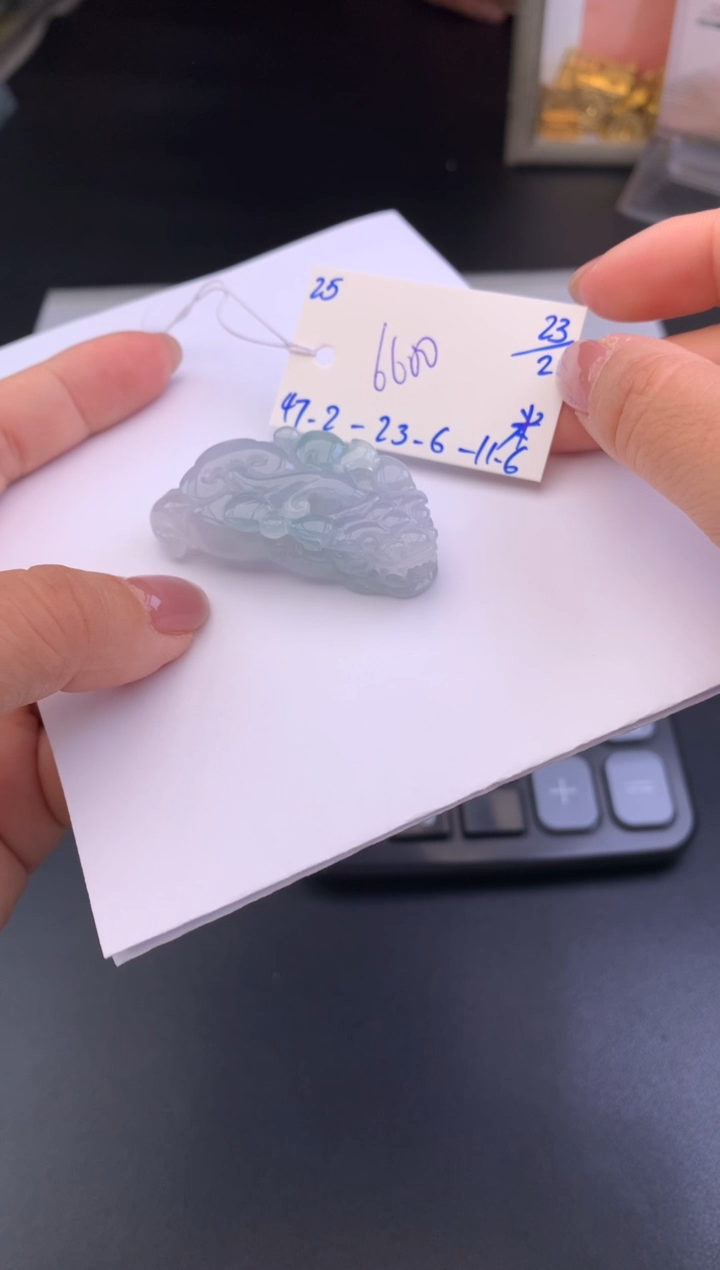 【闪购商品】翡翠颈饰未镶嵌貔貅
