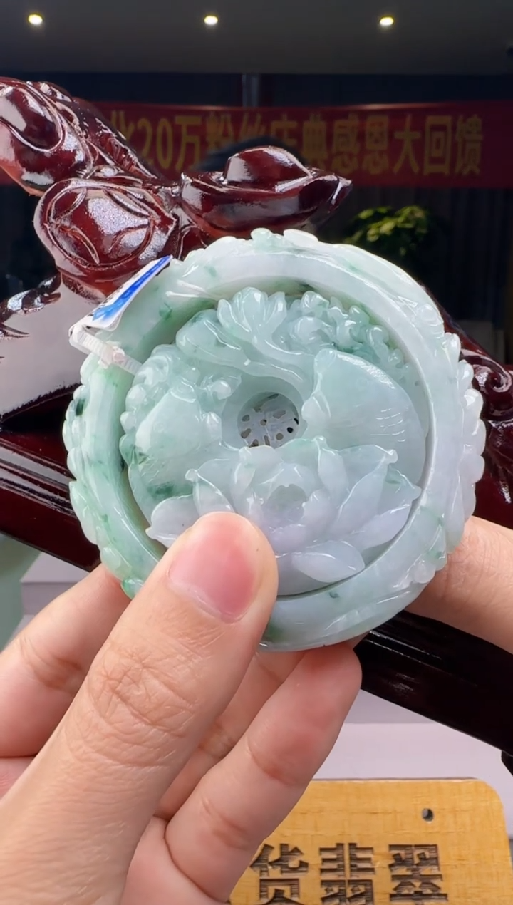 翡翠手镯未镶嵌一套+底座XM@@960Q7J03928