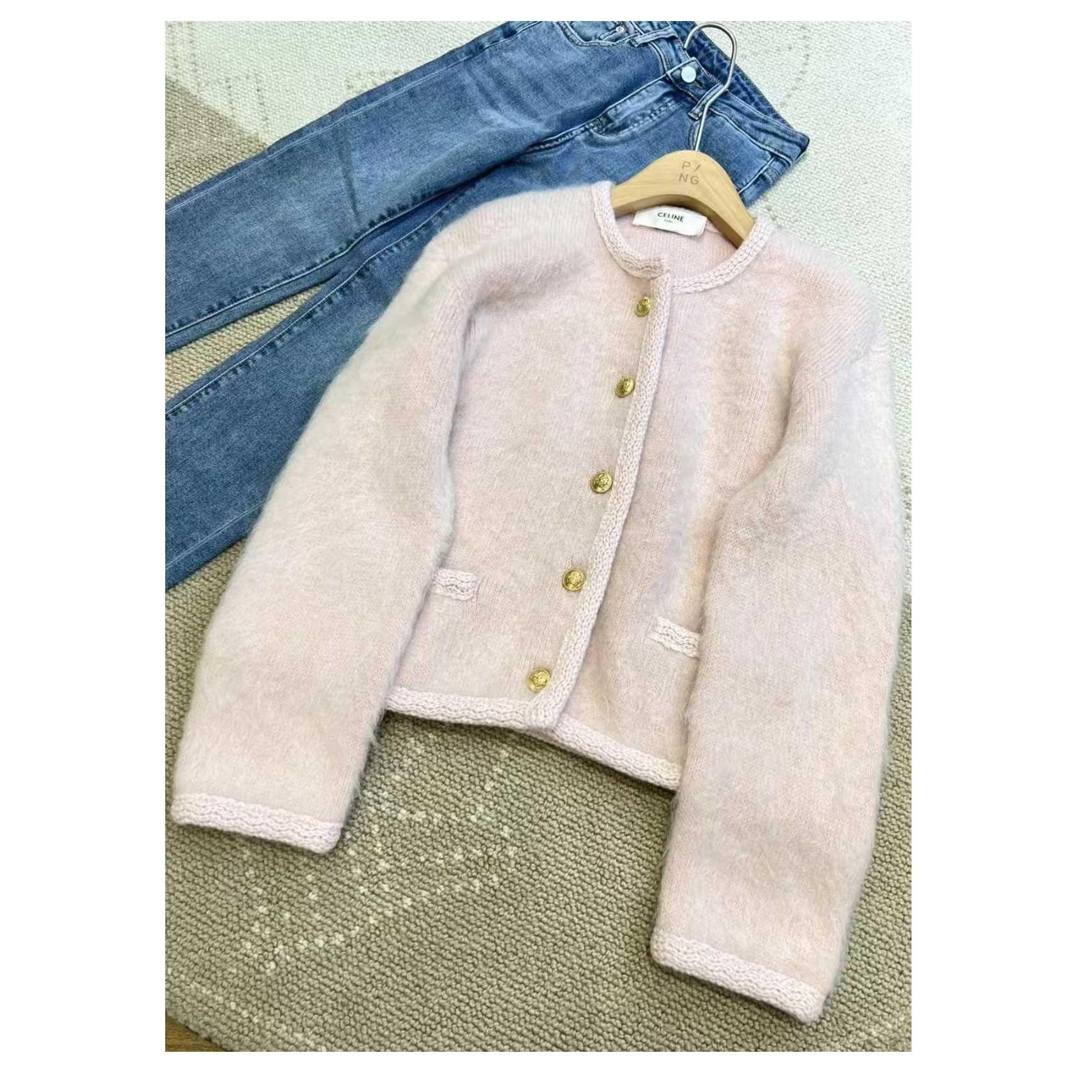 未使用 Celine/思琳 双双臻选/tf00420/赛琳外套/M