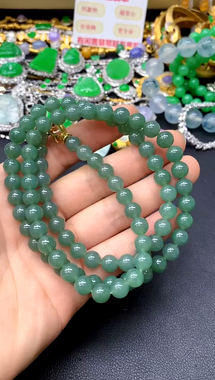 颈饰未镶嵌翡翠272-中国好珍宝