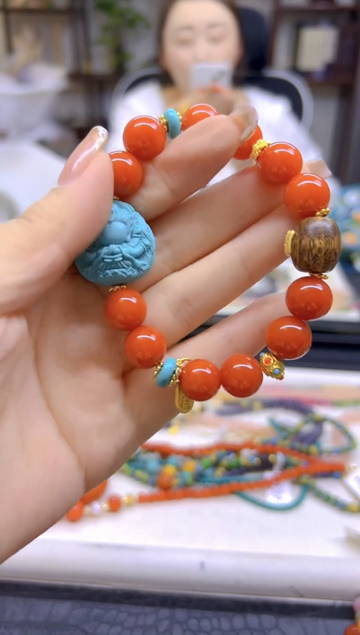 手链未镶嵌南红玛瑙DIY款S801