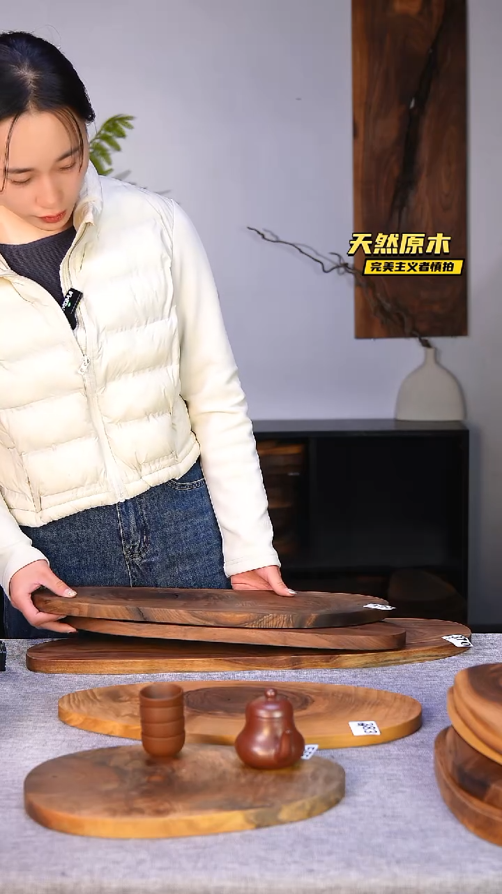 木沐****?北美黑胡桃原木.干裂疤结不属于商品质量问题