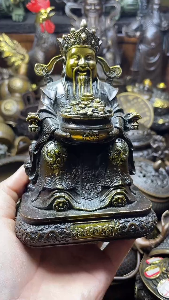 闪购链接，点击下单，有运费险，铜摆件