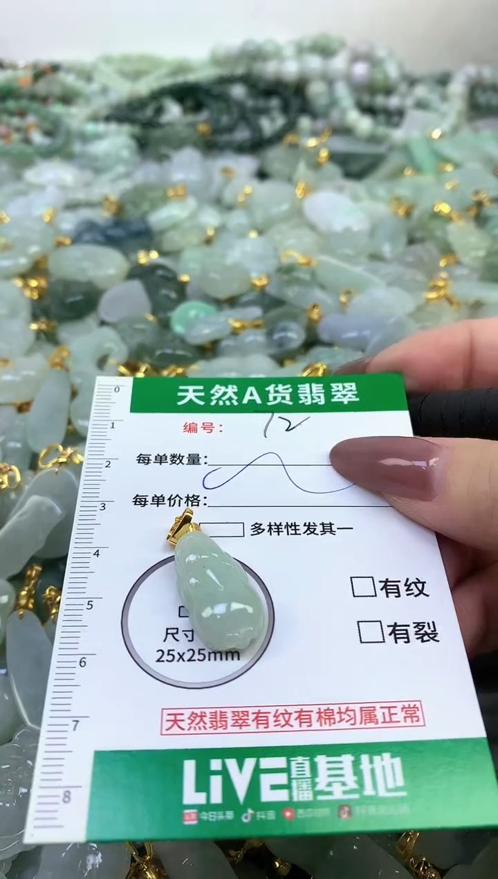 颈饰未镶嵌翡翠纯天然缅甸A货翡翠
